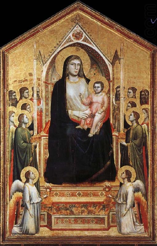 On the throne of Our Lady, unknow artist